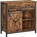 Dressoir met schuifdeur in schuurstijl - 30D x 70B x 80H cm
