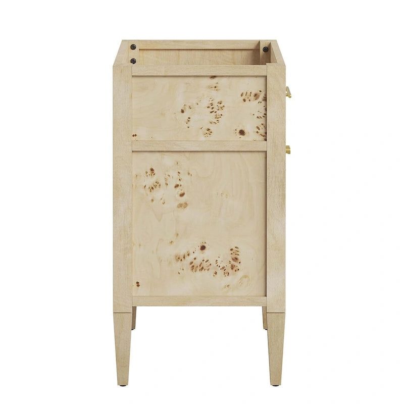 24" Houten Badkameronderkast (Wastafel niet inbegrepen)