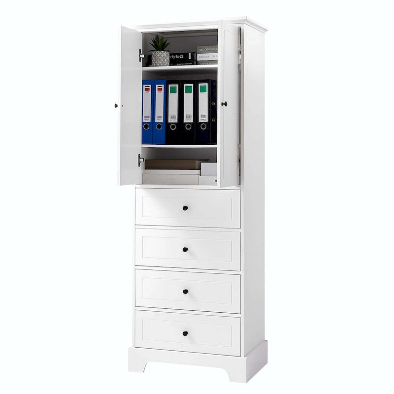 Opbergkast met laden en verstelbare plank