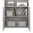 Tall 5 Shelf Bookcase with Doors