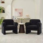 Hyleory Downy Fluffy Cloud Upholstered Accent Chair,Armchair for Bedroom Reception Area Reading Room Living Room