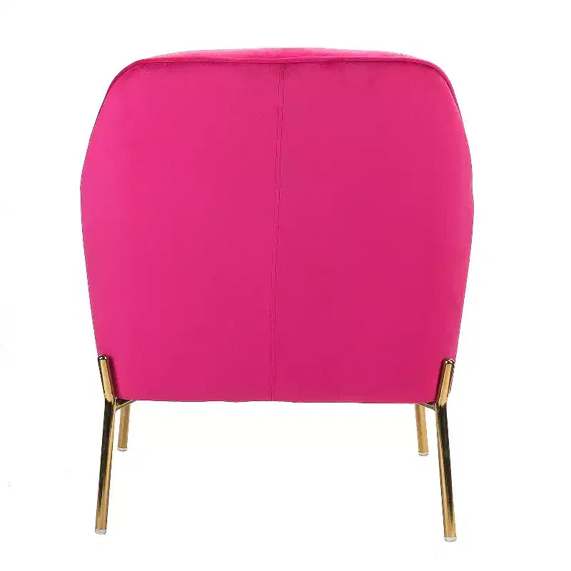 Odo Velvet Accent Comfy Living Room Arm Chair Upholstered Padded Seat Set of 2 | Karat Home