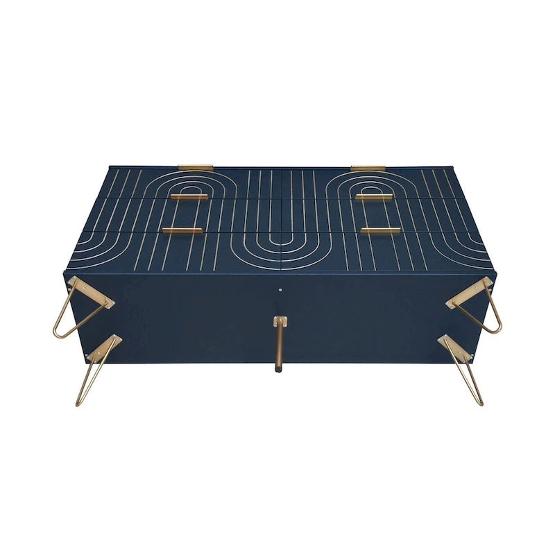 Dressoir met 6 lades en metalen handgrepen