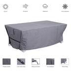 Norwalk Indoor/Outdoor 7ft Slate Pool Table 6-Seater Dining Set with 4 Benches & Accessories, White Finish