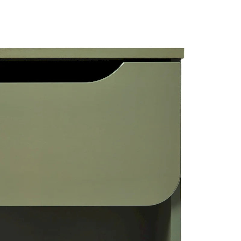 Middlebrook Designs Modern 1-Drawer Nightstand with Cubby