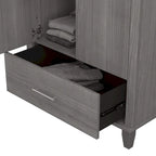 Somerset Tall Entryway Cabinet with Doors and Drawer by Bush Furniture