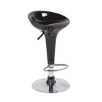Plastic Chrome Swivel Bar Stool Height Adjustable