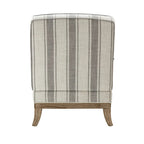 Rinaldo Farmhouse Polyester Armchair with Solid Wood Legs Set of 2 by HULALA HOME