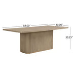 Yutthana Modern 7 Piece Wooden and Metal Dining Set with Upholstered Chairs
