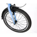 ZiZZO Via 7-Speed Aluminum 20 Folding Bike - Sky Blue