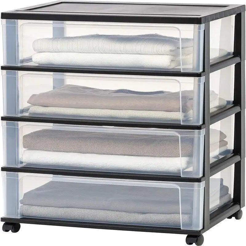 4 Drawer Wide Storage Drawer