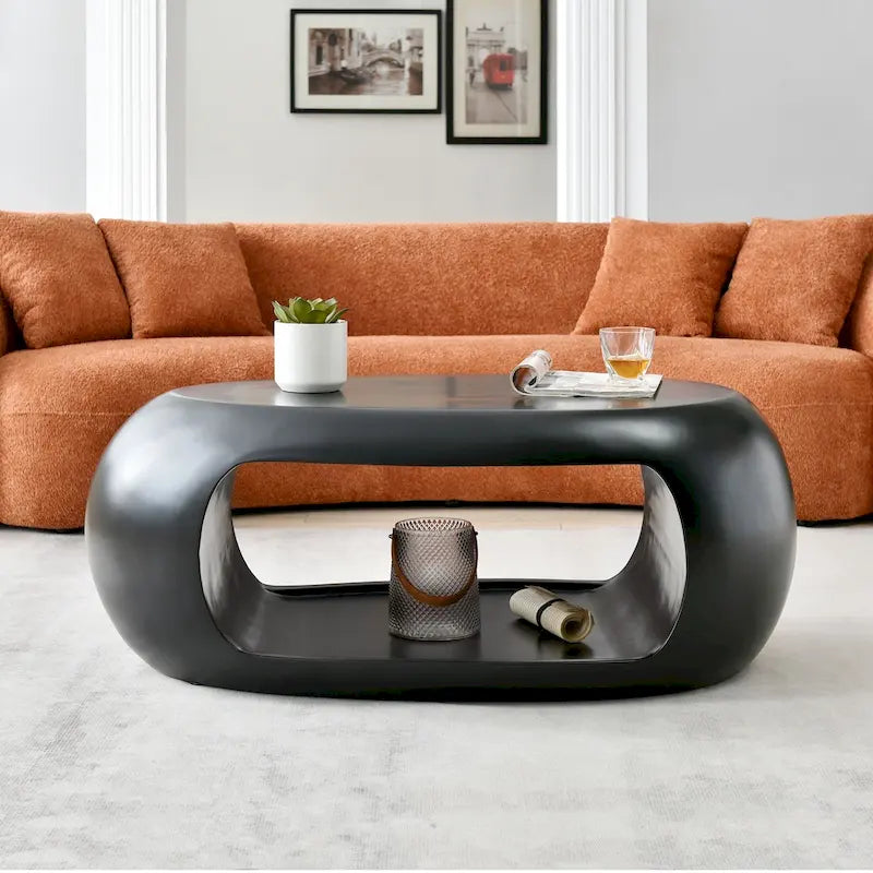 Modern Oval Coffee Table