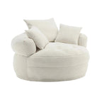 Round Lazy Sofa Chair ?C White/Blue/Grey/Yellow/Orange/Rose Red/Navy/Green, Single & Couple Seat