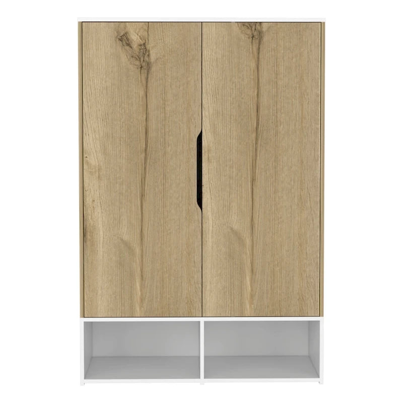 FM Furniture Rose Double Armoire with Hanging Rod