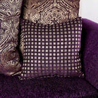 Grendel Traditional Purple Chenille Rolled Arms Loveseat by Furniture of America