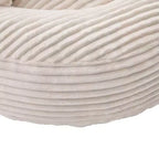 Bean Bag Sofa for Adults Kids, Oversized Corduroy Bean Bag Chair with 3 Pillows & Armrest for Living Room Bedroom - ModernLuxe
