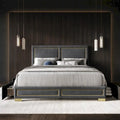 Jasper Full Upholstered Storage Platform Bed