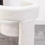 Set of 2 28 Wide Boucle Upholstered Square Armchair - Kinwell