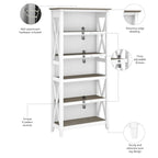 Key West 5 Shelf Bookcase Set by Bush Furniture