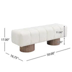 Christopher Knight Home Gale 50 Contemporary Muti-functional Chenille Upholstered Dining Bench