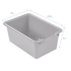 Cubby Mobile Tray Cabinet and 15 Scoop Front Bins, 3x4, Kids Furniture