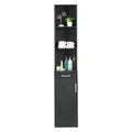High Cabinet Bathroom Wall Cabinet Black