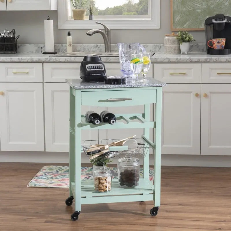Jake Compact Mobile Rolling Kitchen Cart