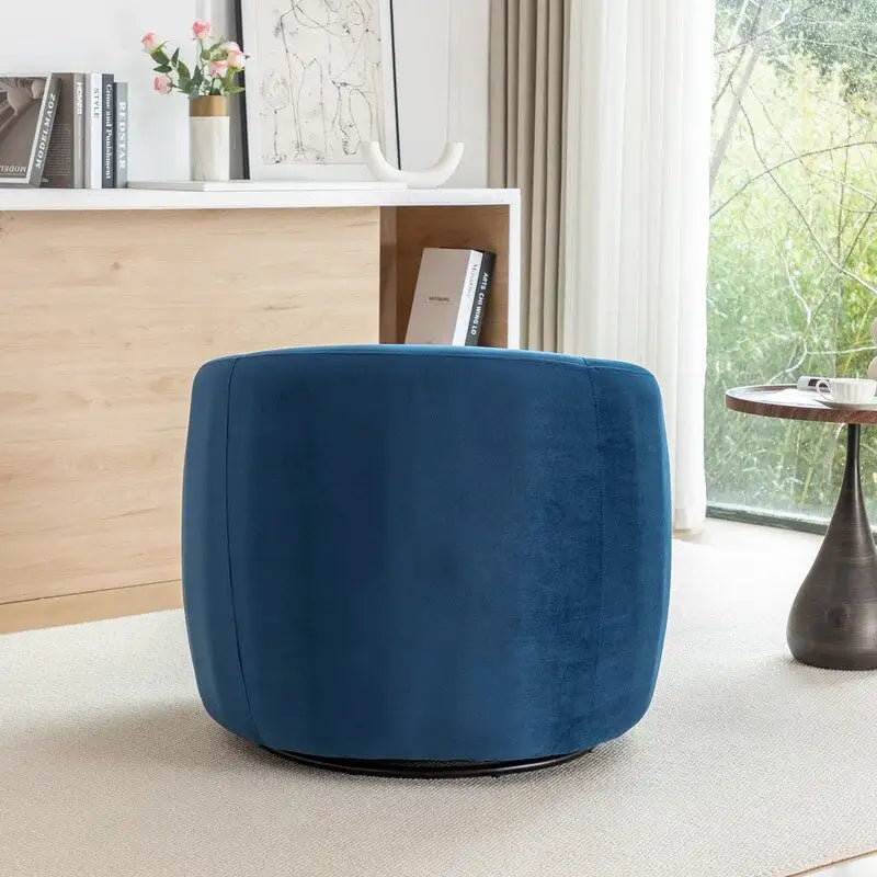 Modern Swivel Barrel Accent Chair