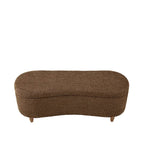 INK+IVY Bailey Taupe Boucle Flip Top Storage Bench