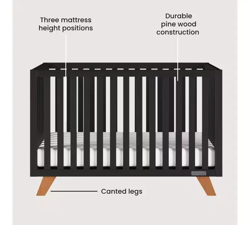 Child Craft SOHO 2-Piece Nursery Set, Includes 4-in-1 Convertible Crib and 3-Drawer Dresser