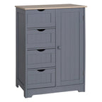 VEIKOUS Bathroom Floor Storage Cabinet with 4 Drawers