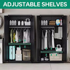 BALHAM TRADE-Heavy Duty Metal Wardrobe Cabinets with Lock Secure Storage for Home Gym School Office
