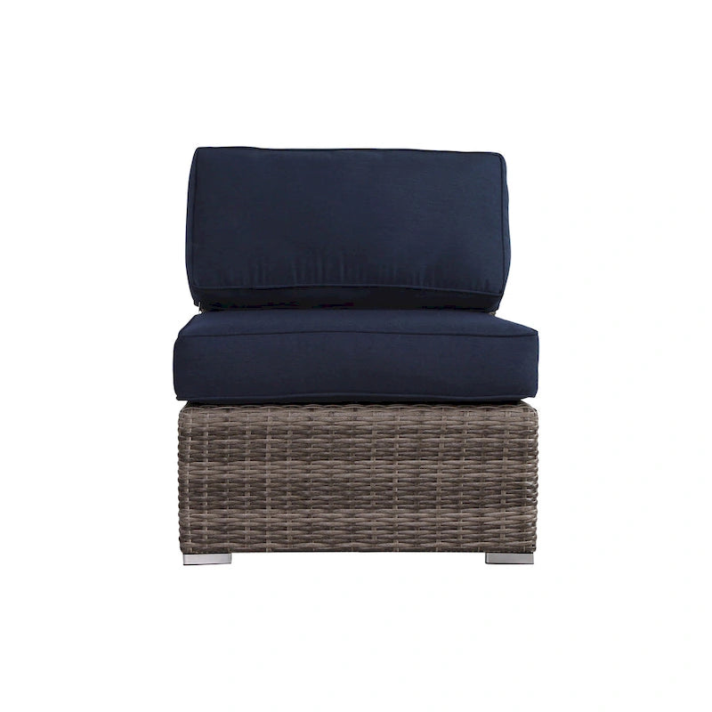 LSI Antibes Grey Wicker/Aluminium 12-piece Conversation Set