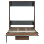GDF Studio Lawrence Full Size Murphy Bed with Foldable Desk