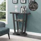 Convenience Concepts Newport V Console Table with Shelves