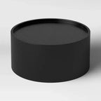 Round Hammered Drum Coffee Table
