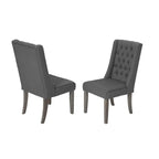 Best Quality Furniture 9-piece Rustic Extending Grey Dining Set