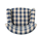 Modern Retro 30.25 High Back Upholstered Arm Chair with Wood Legs for Living Room