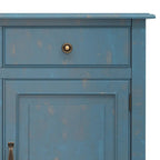 WYNDENHALL Hampshire 40 Wide Solid Wood Traditional Entryway Storage Cabinet - 40w x 15d x 36 h