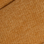 Yellow Trufted Chenille Fabric Swivel Accent Chair