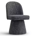 Set of 6 Modern 360 Swivel Armless Dining Chairs with Pedestal-style Base, Elegant Accent Chairs for Kitchen, Dining Room, or Office-Panipeachy
