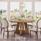 47 Inch Round Dining Table for 4 people