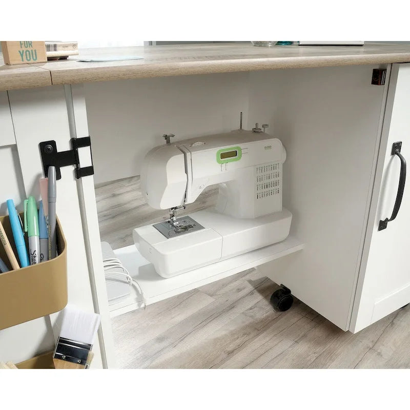 Collection Easy Rolling Sewing and Craft Table/Cart