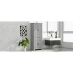 Bathroom Storage Cabinet with Doors and Drawer