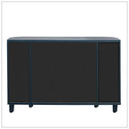 Curved Design Storage Cabinet made of Fraxinus Mandschuric Solid Wood