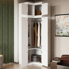 93.9H/74.2H Armoires Wardrobe Closet Cabinet Hanging Drawers Storage