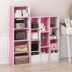 Furinno 5-Cube Reversible Bookcase Open Shelf Dispaly Rack Horizontal Vertical