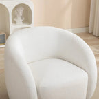 SEYNAR Modern Glam Upholstered 360 Degree Swivel Accent Armchair Set of 2