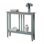 Narrow Console Table with Shelves for Entryway, Hallway or Living Room