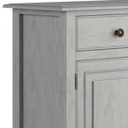 WYNDENHALL Hampshire 40 Wide Solid Wood Traditional Entryway Storage Cabinet - 40w x 15d x 36 h